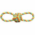 Chomper Toy Pet Rope Ball/Tpr WB15522